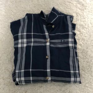 NWT abercrombie & fitch women’s plaid shirt